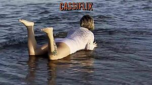 Negão shoved his thick monster cock deep in my ass beach style??