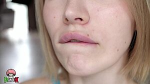 Innocent Braces Polly Begs Creamy Mouth Load