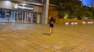 naughty latina rides cocks wildly in mall quickie frenzy