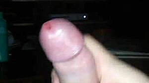 jerking hard watching hot tranny cumshot explosion