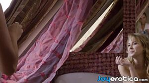 Blonde Lesbians Lick Pussy After Erotic Shoot Romance