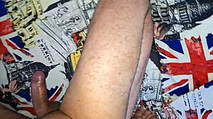 wake this skinny latina big ass with morning anal creampie