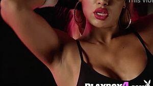 Sexy Milf And Hot Babe Workout Stripping Naked Posing For Playboy