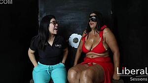 tetona culona takes stranger cocks in glory hole booth?