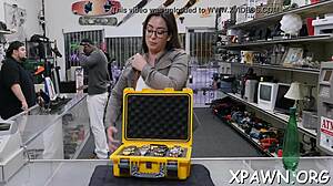 dilettante sucks rough cock backroom wet pussy casting