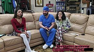 Tampa University Solana Spreads Shaved Pussy in Entrance Exam