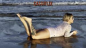 Negão shoved his thick monster cock deep in my ass beach style??