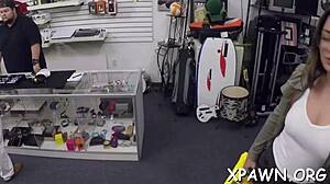 dilettante sucks rough cock backroom wet pussy casting