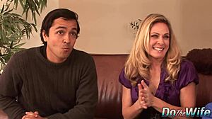 Housewife ANGELA ATTISON GETS ASSHOLE STRETCHED In Cuckold Doggystyle