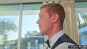 Cock Hungry Dee Williams Rides Fucks Server at Wild House Party