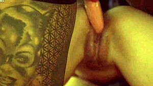 Alternative lesbian trio licks pussies and kisses hungrily