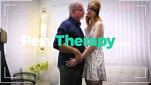 Cheerleaders share coach's hard cock in group 4some