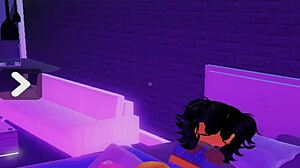 Lucky Bot Slides Into Her Sexy Big Ass Groove