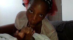 Hot Sloppy Head Sextape Sucking Cum on Big Tits for Stepdad