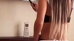 Great Maids Like Candie Cross Kneel to Slobber Polish Cocks!