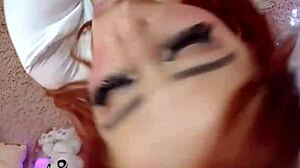 Naughty English Nurse Delivers Cum-Covered Tit Wank