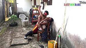 landlord's daughter begs for our public outdoor creampie fuck