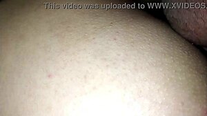 Hubby watches as BBC boy licks then rough fucks my wet pussy creampie