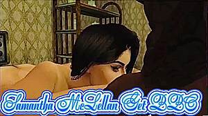 Samantha Mclellan Fucks Black Monster Cock Couch to Bathroom