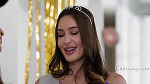 Divorced Sluts Swap Pussy in Bisexual Ebony Latina Foursome