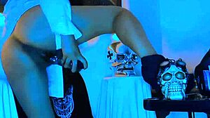 Maquinasperfectas Squirts Hard on Dildo in Orgasm Frenzy