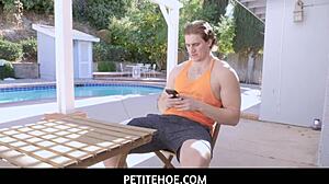 Petite Stepsis Trades Toys for Stepbro's Dick - Michael Swayze