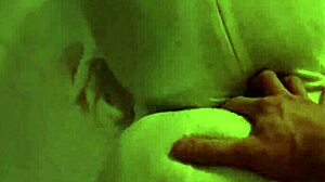 Couldn't Hold Back Cumshot on Her Bent Over Ass in Doggy POV