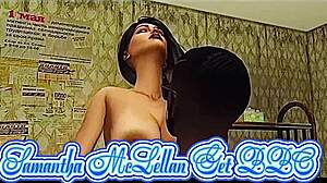 Samantha Mclellan Fucks Black Monster Cock Couch to Bathroom