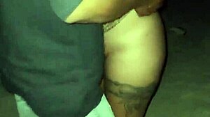 Horny homemade latina couple fingers and flashes pussy on public beach