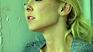 Sporty brunettes pierce hairy pussies in lesbian play