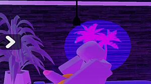 Lucky Bot Slides Into Her Sexy Big Ass Groove