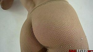 Babe's big ass fingered deep, stretched wide open