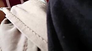 Roommate Blows Sister's Husband Secret Bedroom Close-Up