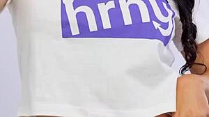 sexy latina teen masturbating wet pussy on phone for bf 😘📱