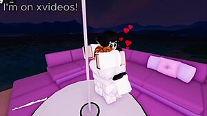 Big cock bends her over for rough doggy ass pounding!