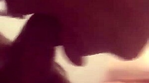 couple's wife drops low sucking hubby's throbbing cock deep