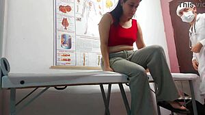 Doctor Fingers Ass Then Pounds Young Patient Hard