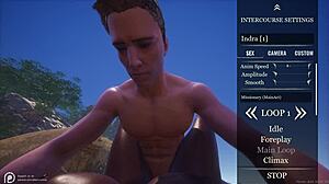 Indra's curvy black ass bounces on Jason's big white cock beachside! 🍑🍆🏖️