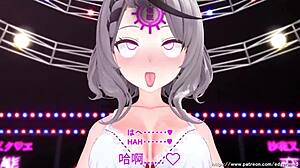 沙花叉クヱ's brainwashing hip dance makes me cum hard!