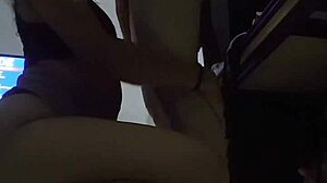 I lift her skirt and she sucks me passionately!