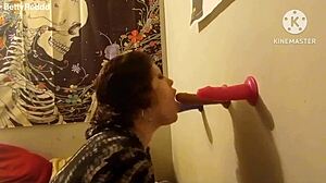 three rubber cocks stretch me wide open