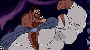 beast bodybuilder muscles bulge furry growth cock throbbing huge