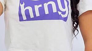 sexy latina teen masturbating wet pussy on phone for bf 😘📱