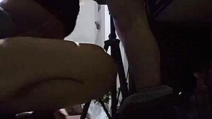 I lift her skirt and she sucks me passionately!