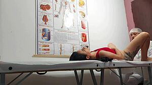 Doctor Fingers Ass Then Pounds Young Patient Hard