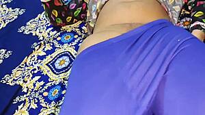 Desi stepmom teaches horny son sex with wet pussy ride.