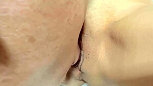 amateur shaved pink pussy closeup 273 days post virginity loss