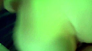 Skinny ebony bunny invites boyfriend's watch first interracial ass