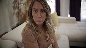 cadence lux bounces boobs riding cock in taboo game creampie