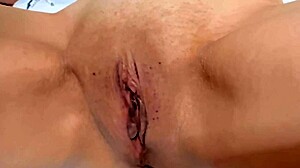 amateur shaved pink pussy closeup 273 days post virginity loss